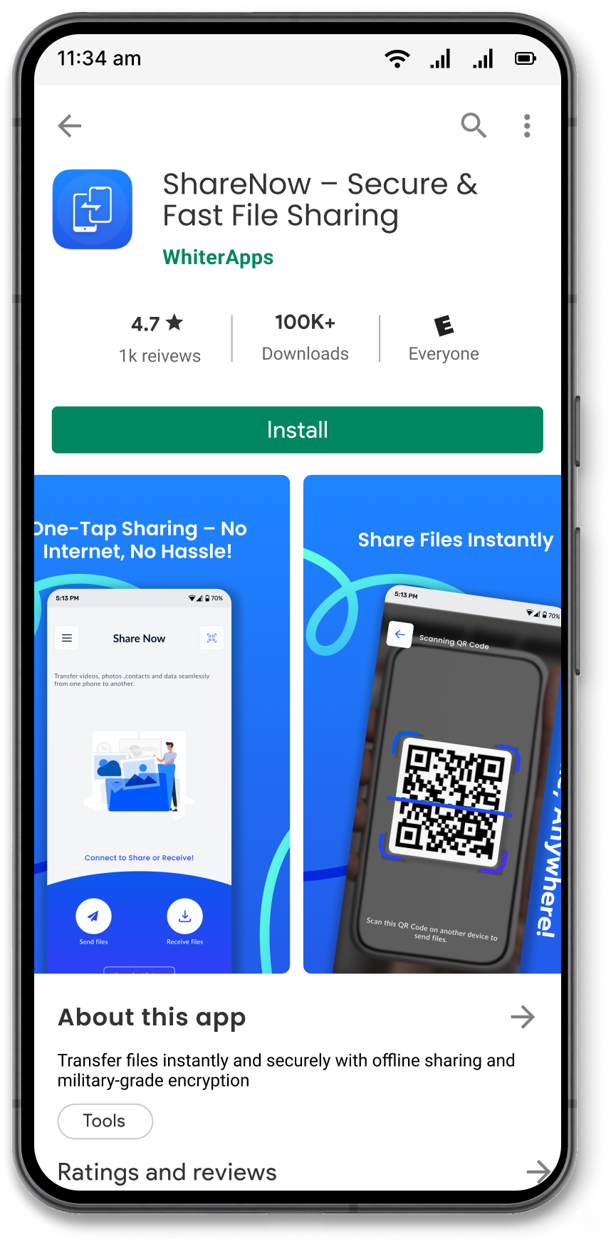 ShareNow - Mockup