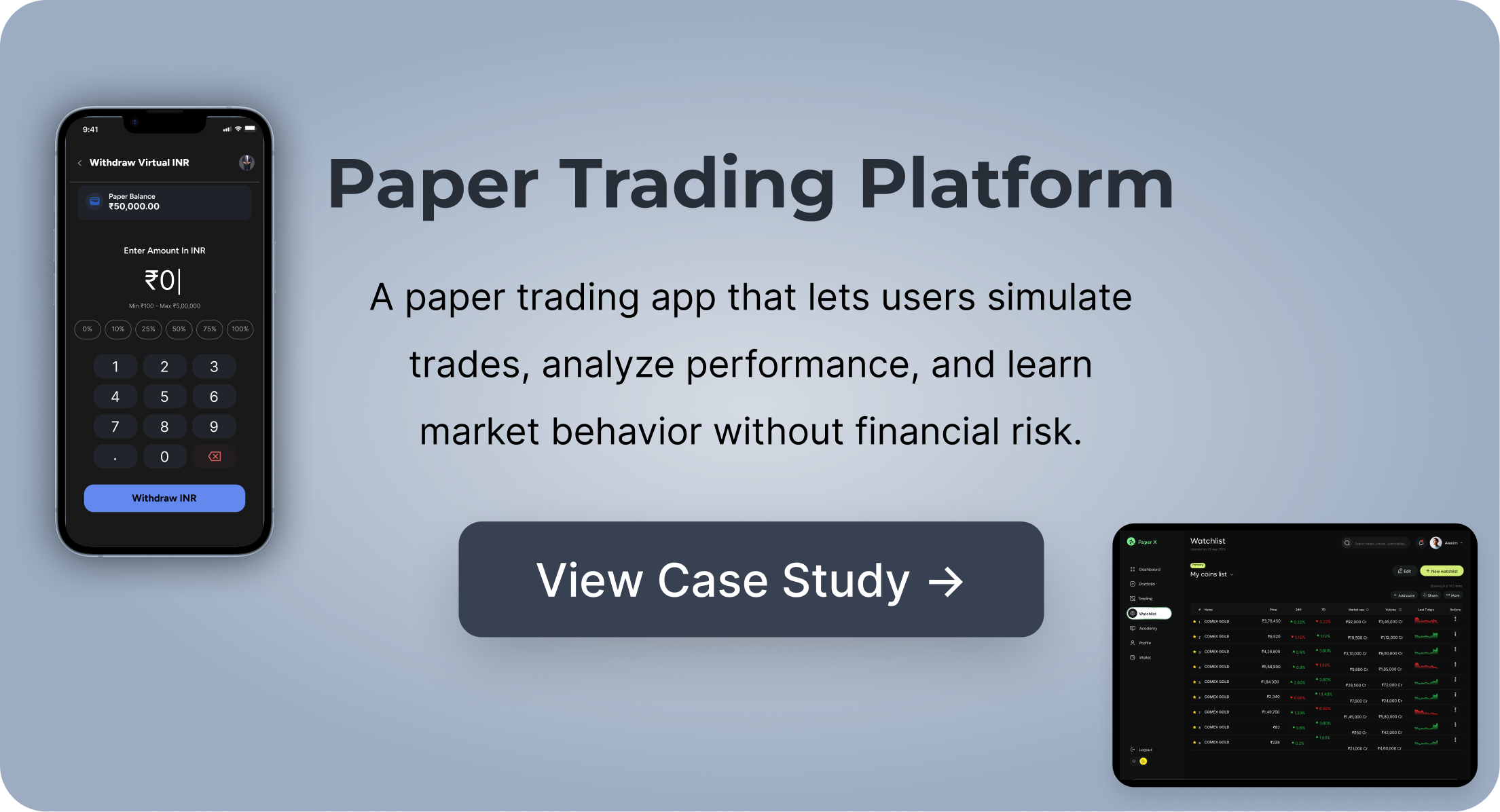 Paper Trading App