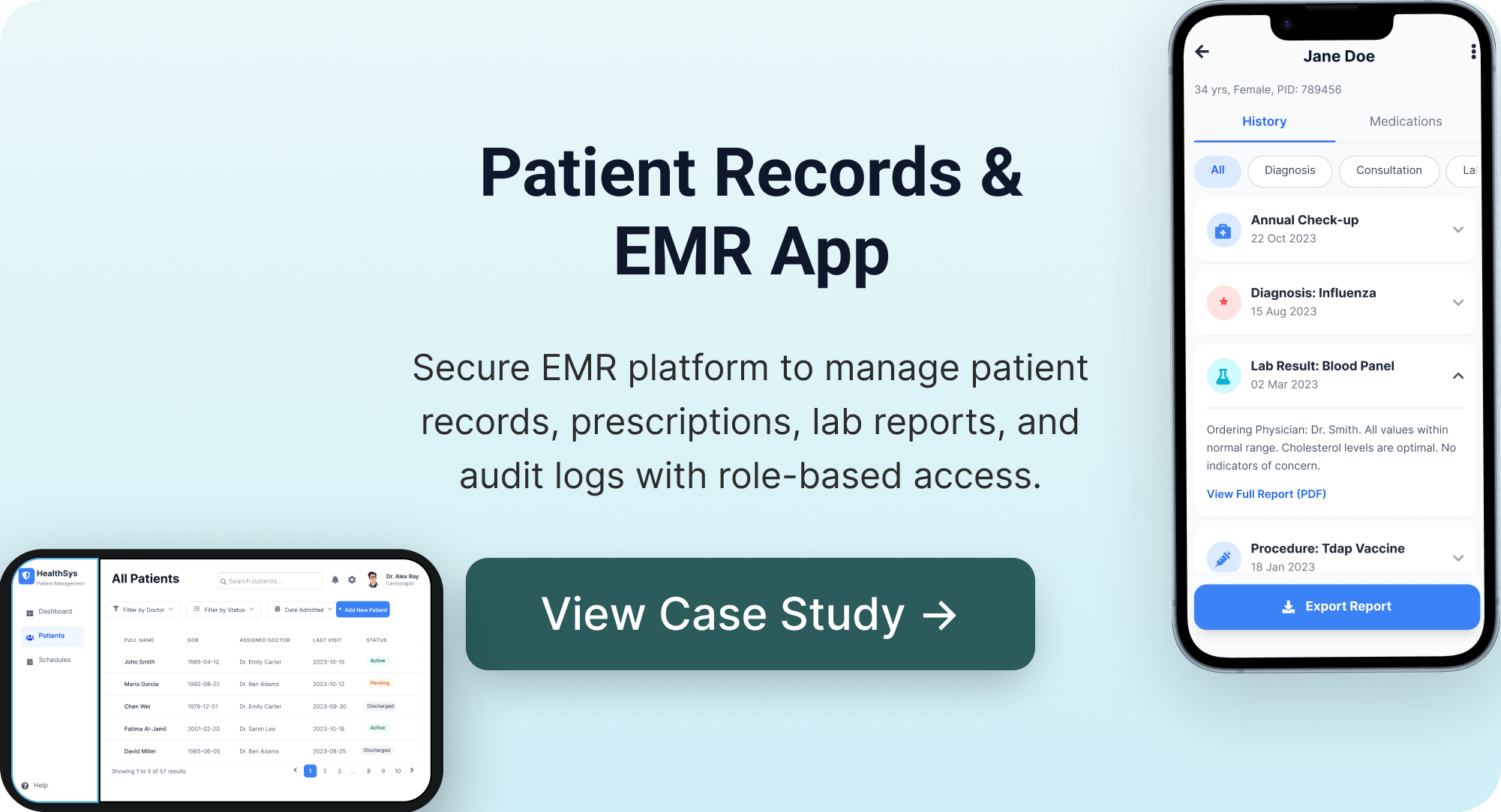 Patient Records & EMR App