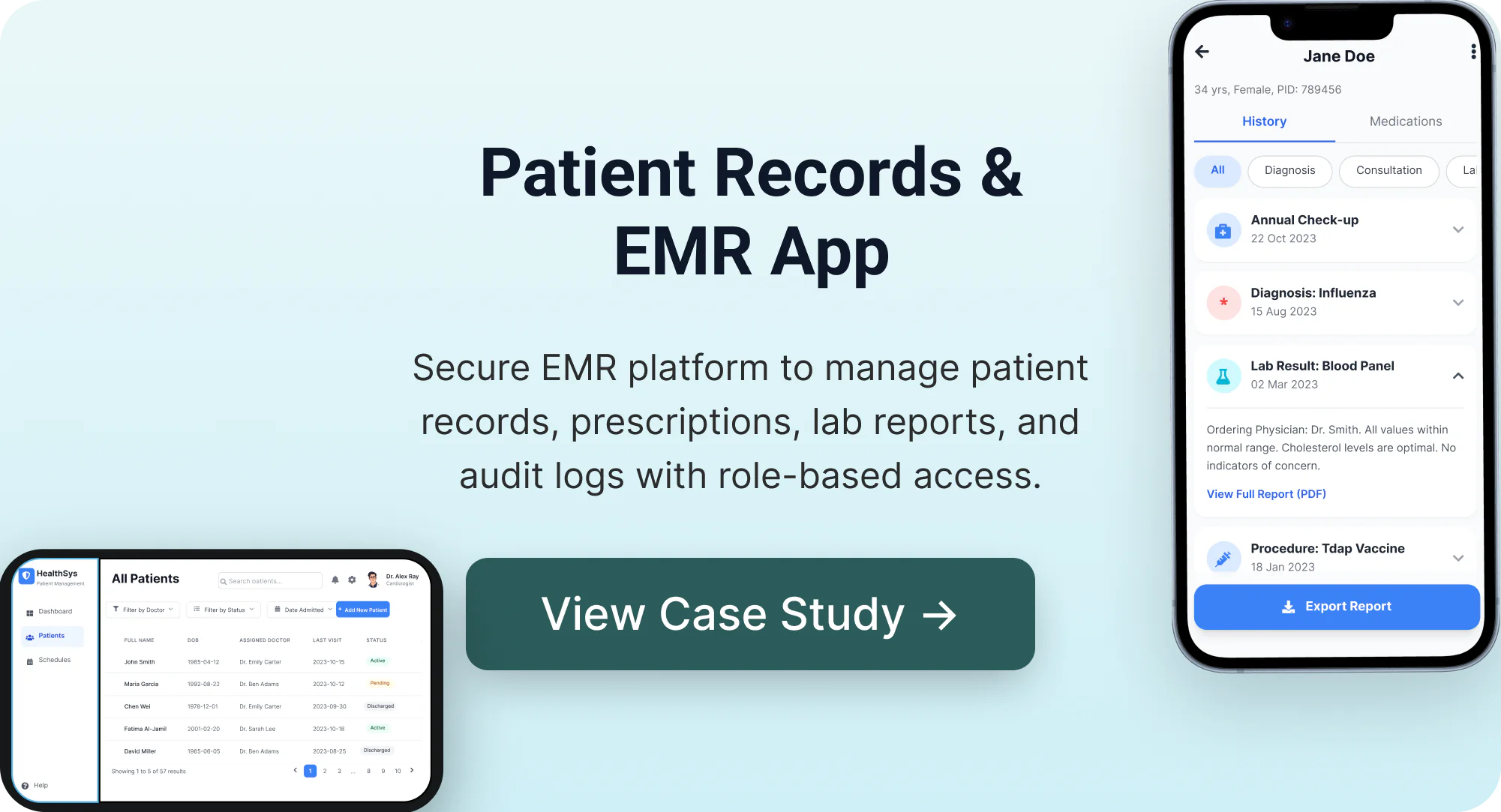 Patient Records & EMR App