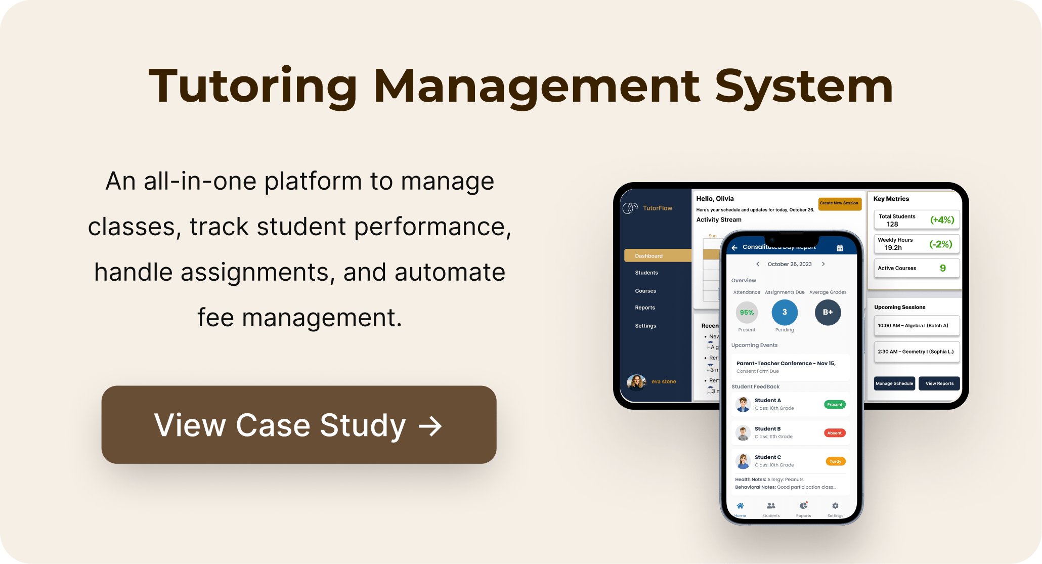 Tutoring Management System